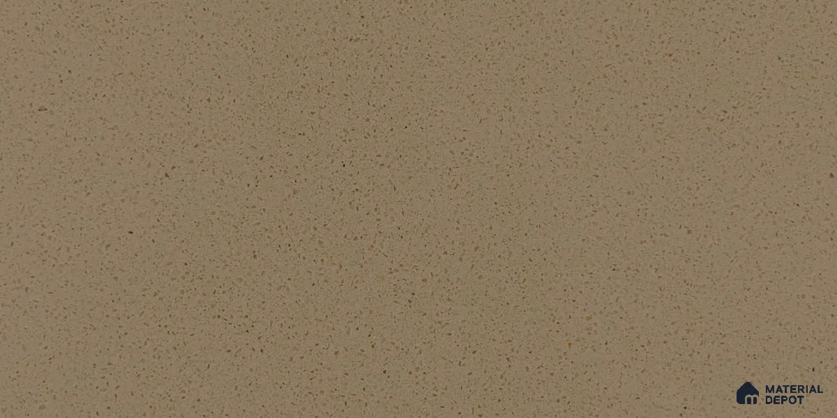 Belina Quartz QR 00317 Cream Glacier Helsinki Series 10.5 ft x 5.35 ft Quartz - 20 mm | 10 Years and Replacement Warranty | Suitable for Kitchen, Restaurant, Counter Tops, Dining, Reception, office