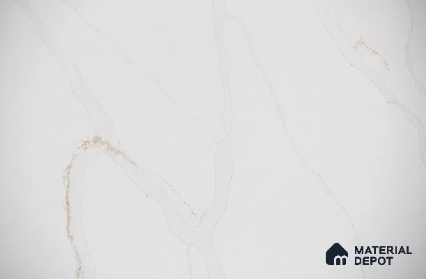 Belina Quartz QR 00284 Madura Royale Gold Helsinki Series 10.5 ft x 5.35 ft Quartz - 20 mm | 10 Years and Replacement Warranty | Suitable for Kitchen, Restaurant, Counter Tops, Dining, Reception, office