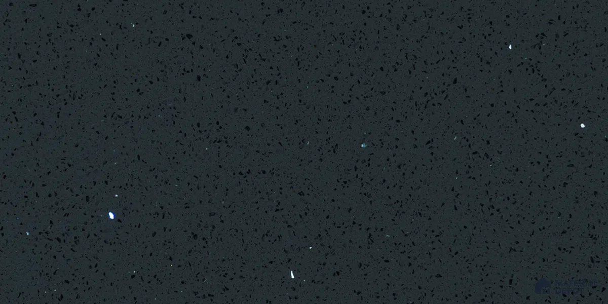 Belina Quartz QR 00313 Dark Grey Cosmos Helsinki Series 10.5 ft x 5.35 ft Quartz - 20 mm | 10 Years and Replacement Warranty | Suitable for Kitchen, Restaurant, Counter Tops, Dining, Reception, office