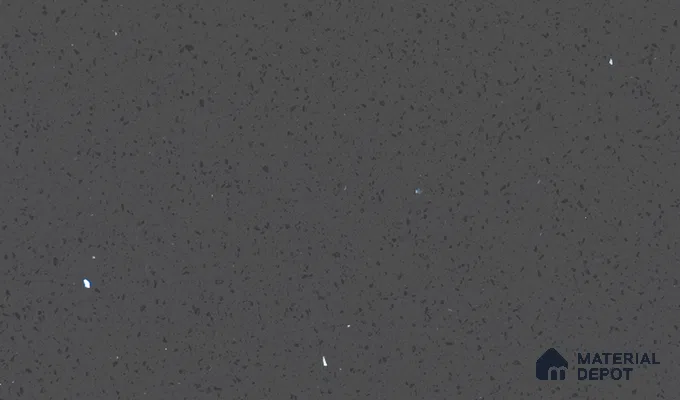 Belina Quartz QR 00313 Dark Grey Cosmos Helsinki Series 10.5 ft x 5.35 ft Quartz - 20 mm | 10 Years and Replacement Warranty | Suitable for Kitchen, Restaurant, Counter Tops, Dining, Reception, office