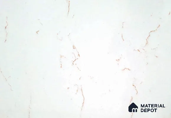 Belina Quartz QR 00322 Carrara Gold Aura Helsinki Series 10.5 ft x 5.35 ft Quartz - 20 mm | 10 Years and Replacement Warranty | Suitable for Kitchen, Restaurant, Counter Tops, Dining, Reception, office