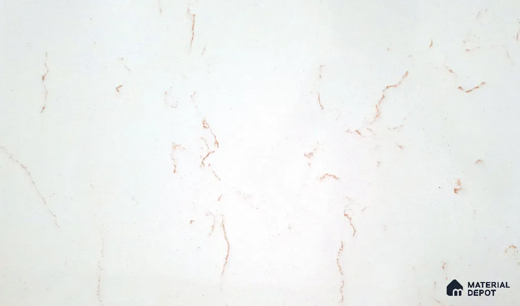 Belina Quartz QR 00322 Carrara Gold Aura Helsinki Series 10.5 ft x 5.35 ft Quartz - 20 mm | 10 Years and Replacement Warranty | Suitable for Kitchen, Restaurant, Counter Tops, Dining, Reception, office