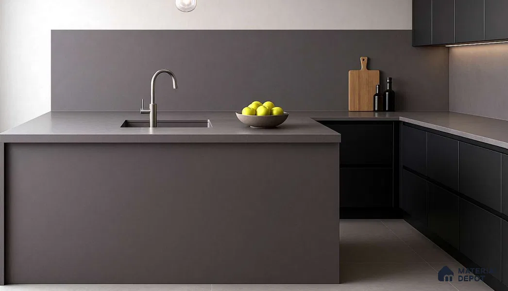 Belina Quartz QR 00353 Lavender Mist Mini Jumbo Helsinki Series 10.53 ft x 4.79 ft Quartz - 20 mm | 10 Years and Replacement Warranty | Suitable for Kitchen, Restaurant, Counter Tops, Dining, Reception, office
