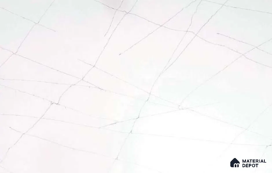 Belina Quartz QR 00338 Frosted Lattice Mini Jumbo Helsinki Series 10.53 ft x 4.79 ft Quartz - 20 mm | 10 Years and Replacement Warranty | Suitable for Kitchen, Restaurant, Counter Tops, Dining, Reception, office