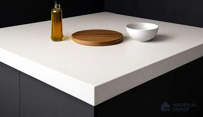 Belina Quartz QR 00362 B Frosted Stardust Jumbo Helsinki Series 10.83 ft x 5.41 ft Quartz - 20 mm | 10 Years and Replacement Warranty | Suitable for Kitchen, Restaurant, Counter Tops, Dining, Reception, office