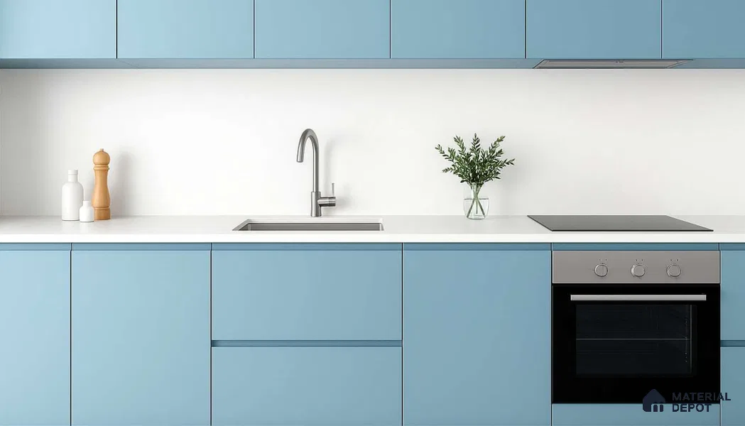 Belina Quartz QR 00358 B Polar Veil Jumbo Helsinki Series 10.83 ft x 5.41 ft Quartz - 20 mm | 10 Years and Replacement Warranty | Suitable for Kitchen, Restaurant, Counter Tops, Dining, Reception, office