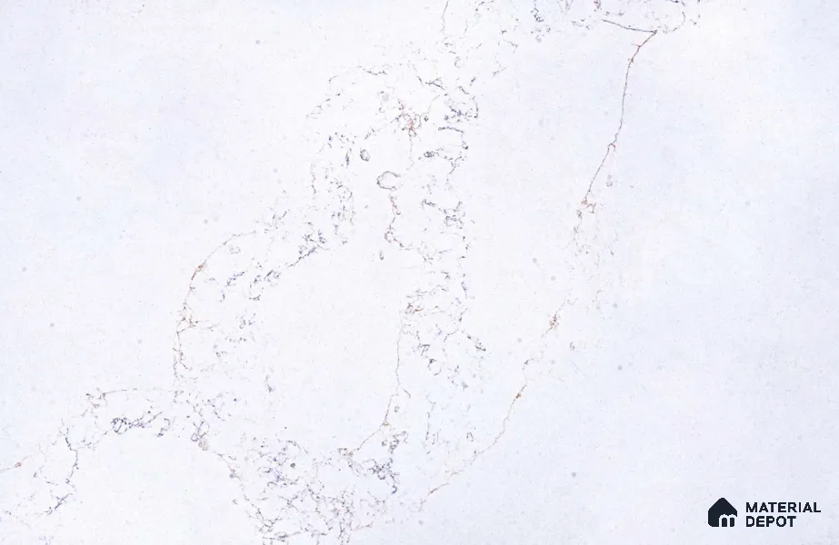 Belina Quartz QR 00340 B Frosted Veil Jumbo Helsinki Series 10.83 ft x 5.41 ft Quartz - 20 mm | 10 Years and Replacement Warranty | Suitable for Kitchen, Restaurant, Counter Tops, Dining, Reception, office