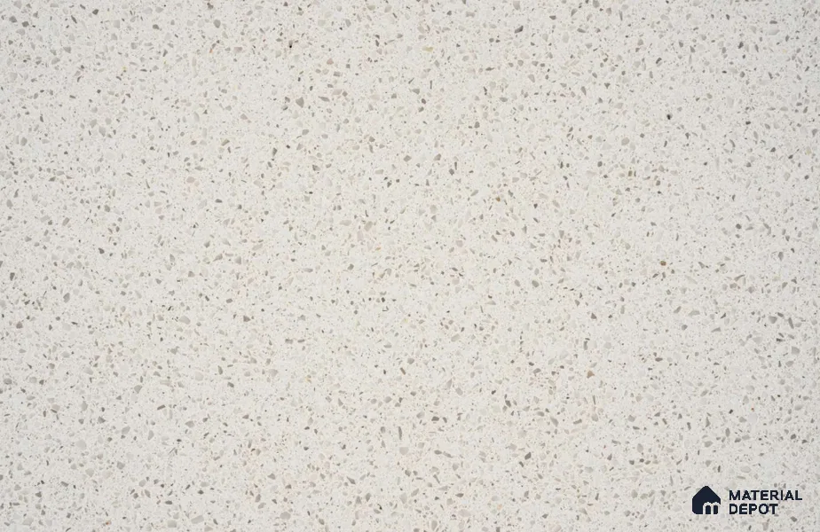 Belina Quartz QR 00361 B Frosted Pebble Jumbo Helsinki Series 10.83 ft x 5.41 ft Quartz - 20 mm | 10 Years and Replacement Warranty | Suitable for Kitchen, Restaurant, Counter Tops, Dining, Reception, office