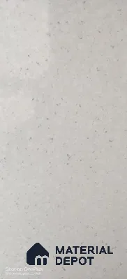 Belina Quartz QR 00368 Arctic Veil White Helsinki Series 11.5 ft x 6.5 ft Quartz - 20 mm | 10 Years of Replacement Warranty | Suitable for Kitchen, Restaurant, Counter Tops, Dining, Reception, office