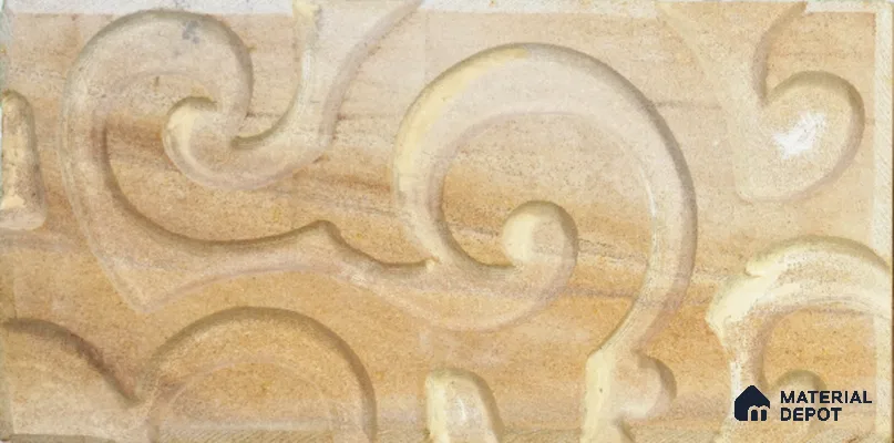 WL 00101 B Island Oak Decor 150 x 300 mm Natural Stone Wall Cladding | 1 Sq. Ft. = 2 Pieces |  Stone is a Natural Product, Please Expect Variation in Shades