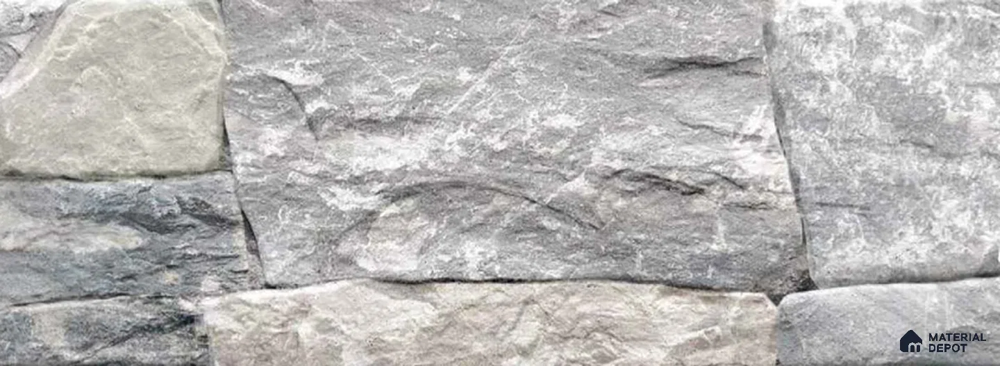 Stone Wall & Floor Tile TL 10511 C 16 in x 6.4 in Porcelain Matte Finish - 9 mm