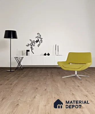 Laminate Wood Floor DEF00378(AP) Natural Varnished Oak LF 00352 C | 49.6 inch x 7.55 inch x 8 mm |  | Suitable for Flooring, Living Room, Bedroom