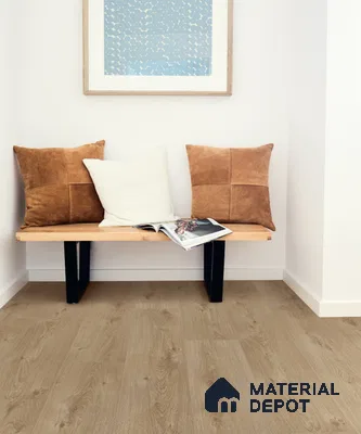 Laminate Wood Floor STY00418(AP) Natural Beige Oak LF 00353 F | 49.6 inch x 7.55 inch x 8 mm |  | Suitable for Flooring, Living Room, Bedroom