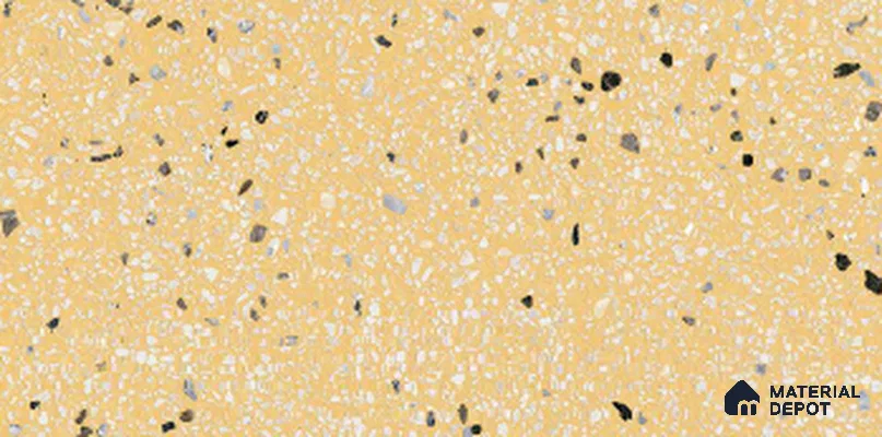 Wall,Floor Tile TL 10164 D Terraza Giallo 4 ft x 2 ft Vitrified Matte Finish Tile - 9 mm | Suitable For Kitchen, Bathroom Walls and Backsplashes (Sample)