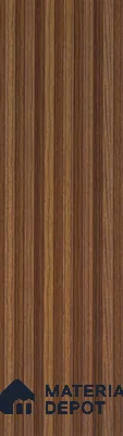 Brown Wooden Louver PN 05474 8 ft x 5 inch Charcoal Panel - 11 mm | Suitable for Feature Wall, TV Unit & Living Room | Width is Subjected to 5% Variation