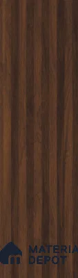 Brown Wooden Louver PN 05487 8 ft x 5 inch Charcoal Panel - 11 mm | Suitable for Feature Wall, TV Unit & Living Room | Width is Subjected to 5% Variation
