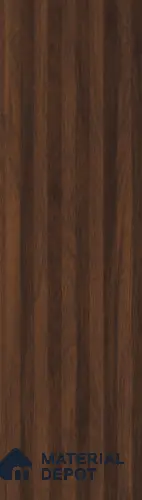 Brown Wooden Louver PN 05487 8 ft x 5 inch Charcoal Panel - 11 mm | Suitable for Feature Wall, TV Unit & Living Room | Width is Subjected to 5% Variation