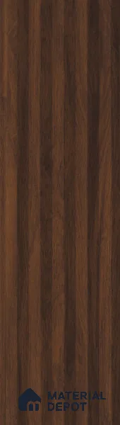 Brown Wooden Louver PN 05487 8 ft x 5 inch Charcoal Panel - 11 mm | Suitable for Feature Wall, TV Unit & Living Room | Width is Subjected to 5% Variation