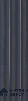 Grey Plain Colour Louver PN 05489 8 ft x 5 inch Charcoal Panel - 11 mm | Suitable for Feature Wall, TV Unit & Living Room | Width is Subjected to 5% Variation