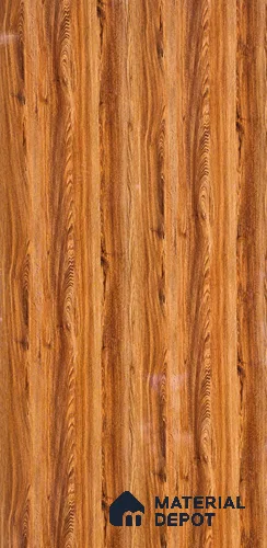 Brown Marble Look UPVC High Gloss Finish UV Marble Polygranite Sheets 8 ft x 4 ft | PG 00083 - 3 mm