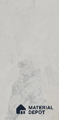 Marble Tundra Grey Wall & Floor Tile TL 05509 Light Grey 4 ft x 2 ft Matte Finish Vitrified Tile - 9 mm | 6 Random Designs | Suitable For Living Room, Bedroom, Kitchen