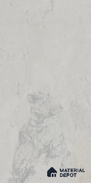 Marble Tundra Grey Wall & Floor Tile TL 05509 Light Grey 4 ft x 2 ft Matte Finish Vitrified Tile - 9 mm | 6 Random Designs | Suitable For Living Room, Bedroom, Kitchen
