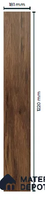 Auburn Chestnut Matte Finish 4 ft x 7 inch - 5 mm SPC Flooring | SP 00093 | 15-Year Warranty Click-Lock DIY Installation | Suitable For Kitchen, Living Room & Bedroom