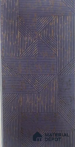 Duco Paintable Midnight Bronze Geoline 8 ft x 4 ft CNC Made HDHMR Panel -11 mm