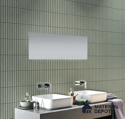 Faux Subway Wall Tile TL 10841 B  1 ft x 1 ft Glue Matte Finish Ceramic Tile - 9 mm | Please Expect a Slight Variation of Pattern