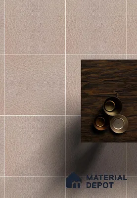 Stone Floor Tile TL 01109 Suncore Brown 2 ft x 2 ft Matte Finish Vitrified Tile - 9 mm  | Suitable For Bathroom, Terrace & Balcony