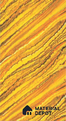 Yellow Marble Look Alabaster Sheet/Panel 8 ft x 4 ft - 2 mm | PN 06485 | Suitable for Pooja Room, Feature Wall, Ceiling & Reception | Width is Subjected to 5% Variation