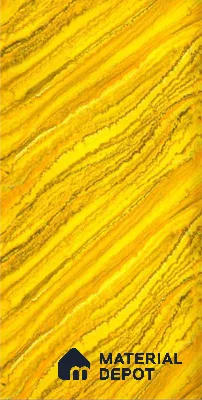 Yellow Marble Look Alabaster Sheet/Panel 8 ft x 4 ft - 2 mm | PN 06485 | Suitable for Pooja Room, Feature Wall, Ceiling & Reception | Width is Subjected to 5% Variation