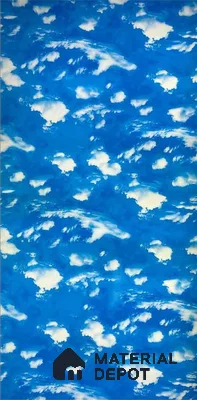 Blue Marble Look Alabaster Sheet/Panel 8 ft x 4 ft - 2 mm | PN 06486 | Suitable for Pooja Room, Feature Wall, Ceiling & Reception | Width is Subjected to 5% Variation