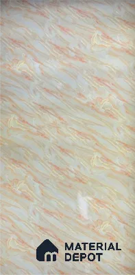Multi Colour Marble Look Alabaster Sheet/Panel 8 ft x 4 ft - 2 mm | PN 06489 | Suitable for Pooja Room, Feature Wall, Ceiling & Reception | Width is Subjected to 5% Variation