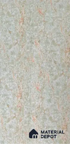 Brown Marble Look Alabaster Sheet/Panel 8 ft x 4 ft - 2 mm | PN 06491 | Suitable for Pooja Room, Feature Wall, Ceiling & Reception | Width is Subjected to 5% Variation