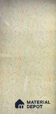Brown Marble Look Alabaster Sheet/Panel 8 ft x 4 ft - 2 mm | PN 06491 | Suitable for Pooja Room, Feature Wall, Ceiling & Reception | Width is Subjected to 5% Variation