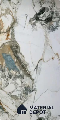 White Marble Look Alabaster Sheet/Panel 8 ft x 4 ft - 2 mm | PN 06479 | Suitable for Pooja Room, Feature Wall, Ceiling & Reception | Width is Subjected to 5% Variation