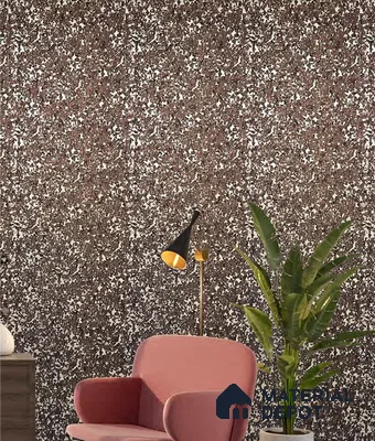 Brown Metallic Look Charcoal Decorative Wall Panel PN 05562 8 ft x 2 ft - 4 mm | Suitable for Feature Wall, TV Unit & Living Room | Width is Subjected to 5% Variation