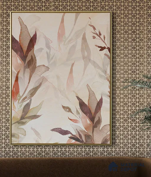 Brown Geometric Look Charcoal Decorative Wall Panel PN 05565 8 ft x 2 ft - 4 mm | Suitable for Feature Wall, TV Unit & Living Room | Width is Subjected to 5% Variation