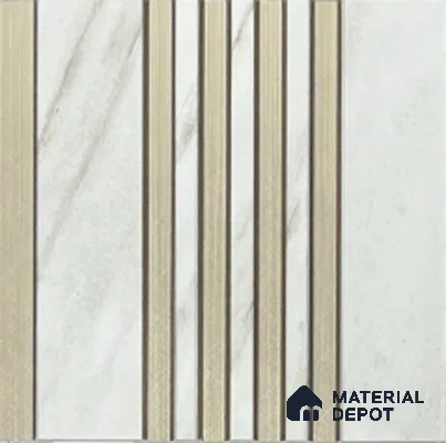 Brown Plain Colour Louver PN 05825 8 ft x 4.7 inch Charcoal Panel - 7 mm | Suitable for Feature Wall, TV Unit & Living Room | Width is Subjected to 5% Variation