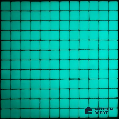 Mosaic Floor & Wall Tile TL 10722 Radium Blue | 25 x 25 mm Glossy Finish Glass Tile - 5 mm | Suitable For Outdoor, Swimming Pool Area