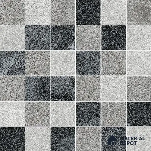 Mosaic Floor & Wall Tile TL 10599 H | 299 x 299 mm (Chip Size 48x48 mm) Matte Finish Porcelain Tile - 6 mm | Suitable For Outdoor, Swimming Pool Area