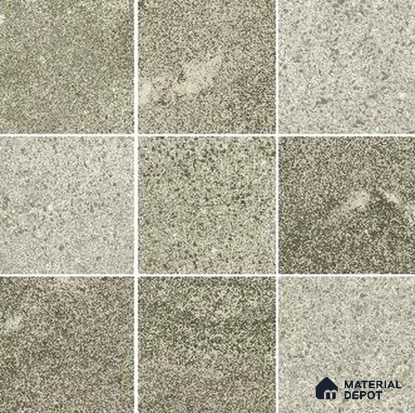 Mosaic Floor & Wall Tile TL 10599 J | 299 x 299 mm (Chip Size 98x98 mm) Matte Finish Porcelain Tile - 6 mm | Suitable For Outdoor, Swimming Pool Area