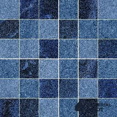 Mosaic Floor & Wall Tile TL 10599 E | 299 x 299 mm (Chip Size 48x48 mm) Matte Finish Porcelain Tile - 6 mm | Suitable For Outdoor, Swimming Pool Area
