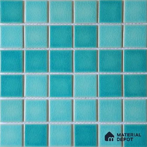 Mosaic Floor & Wall Tile TL 10622 C | 303 X 303 mm (Chip Size 73x73 mm) Glossy Finish Porcelain Tile - 6 mm | Suitable For Outdoor, Swimming Pool Area
