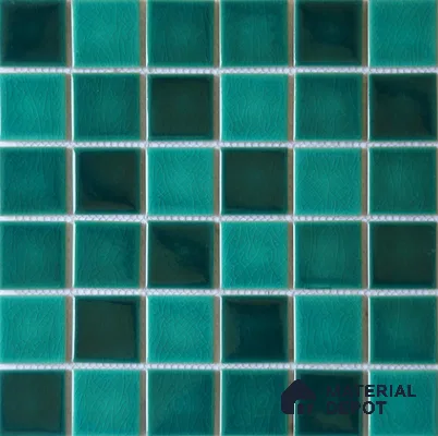 Mosaic Floor & Wall Tile TL 10615 C | 303 X 303 mm (Chip Size 73x73 mm) Glossy Finish Porcelain Tile - 6 mm | Suitable For Outdoor, Swimming Pool Area