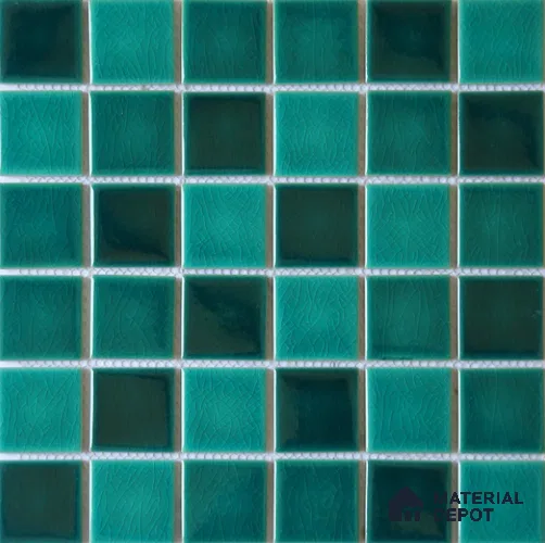 Mosaic Floor & Wall Tile TL 10615 C | 303 X 303 mm (Chip Size 73x73 mm) Glossy Finish Porcelain Tile - 6 mm | Suitable For Outdoor, Swimming Pool Area