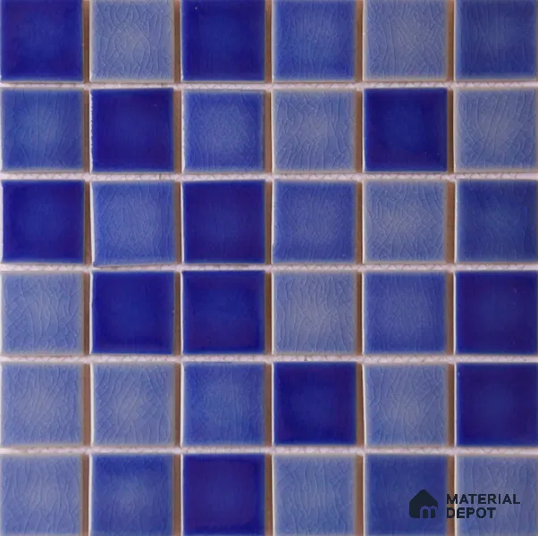 Mosaic Floor & Wall Tile TL 10616 C | 303 X 303 mm (Chip Size 73x73 mm) Glossy Finish Porcelain Tile - 6 mm | Suitable For Outdoor, Swimming Pool Area
