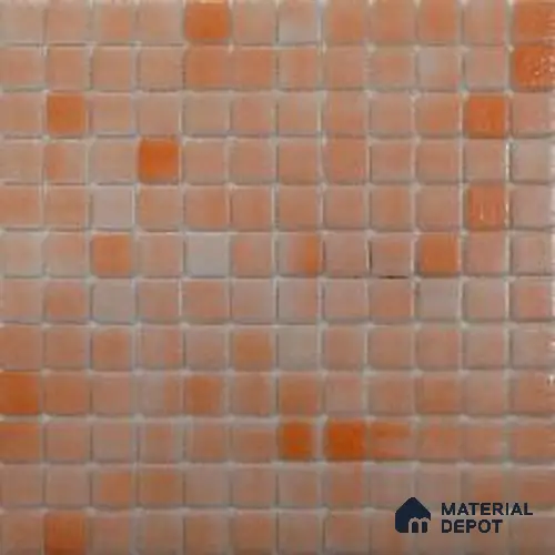 Mosaic Floor & Wall Tile TL 10698 | 317.6 x 317.6 mm (Chip Size 25x25 mm) Glossy Finish Glass Tile - 5 mm | Suitable For Outdoor, Swimming Pool Area