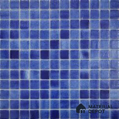 Mosaic Floor & Wall Tile TL 10694 | 317.6 x 317.6 mm (Chip Size 25x25 mm) Glossy Finish Glass Tile - 5 mm | Suitable For Outdoor, Swimming Pool Area